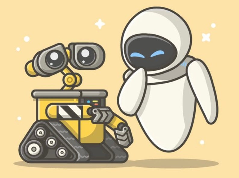 Walle Embroidery Design // Digital Download Etsy