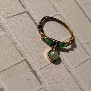 Opal Charm Bead