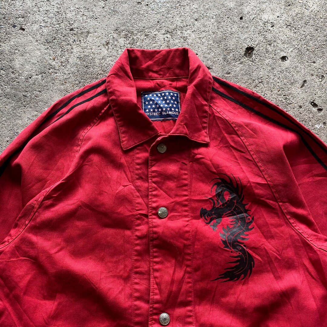 Hysteric Glamour Red Dragon Jacket Rare Etsy