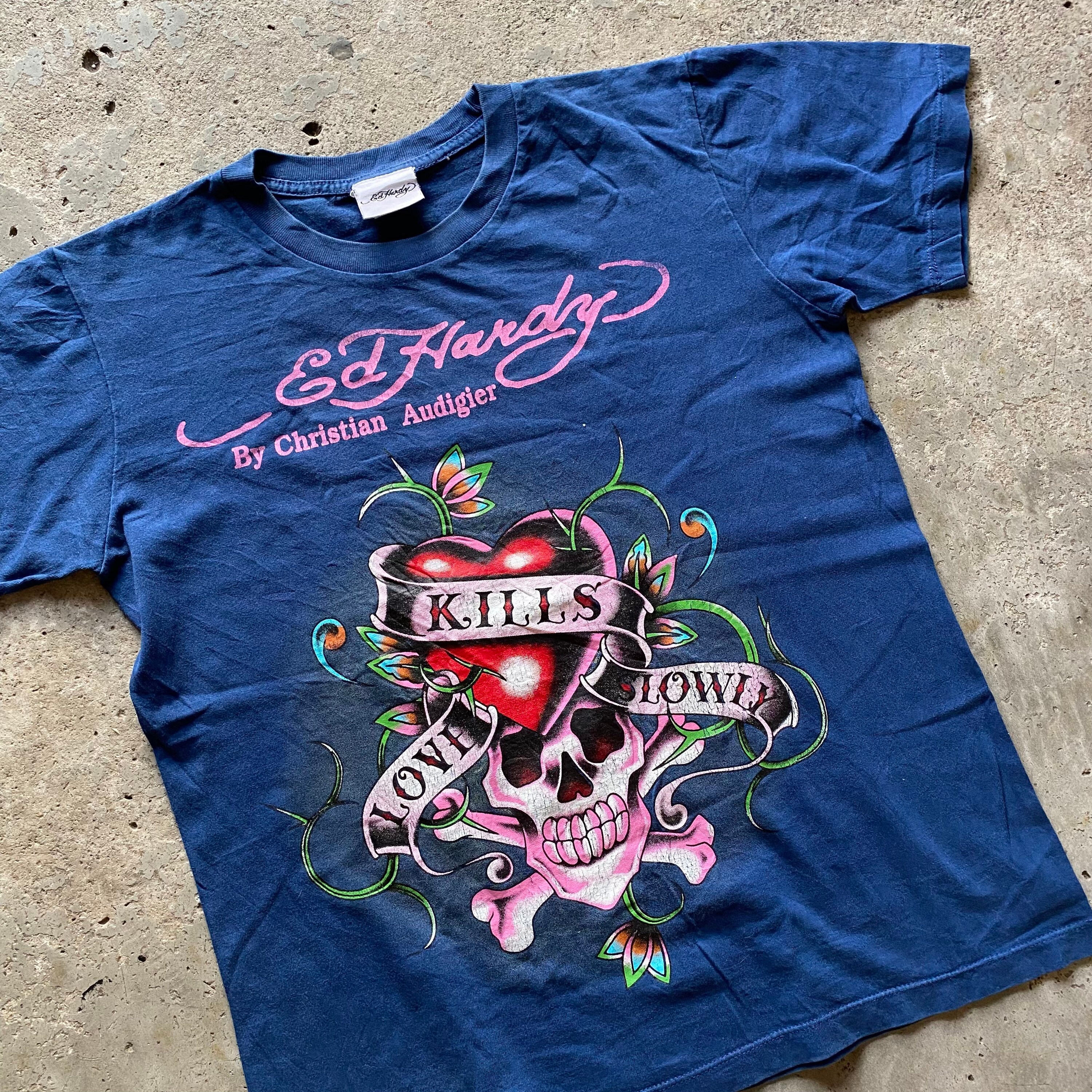 希少デザイン エドハーディ サングラス ブラック y2k ユニセックス