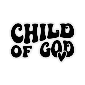 Christian Child of God Retro Sticker