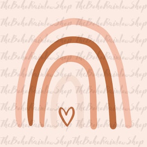 Boho Rainbow SVG Cut File,Boho Nursery rainbows,baby rainbow,kids rainbow,Boho boho svg png,heart Rainbow svg png,rainbow svg cut file