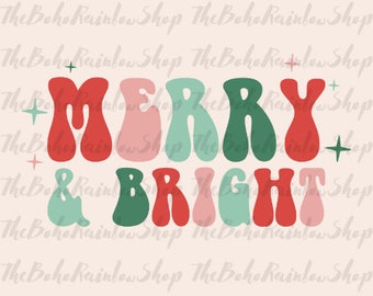 SVG alegre e brilhante, Mama Clause, Family Christmas Svg Boho Christmas cheer svg, camisa de férias svg, sublimação de férias PNG boho