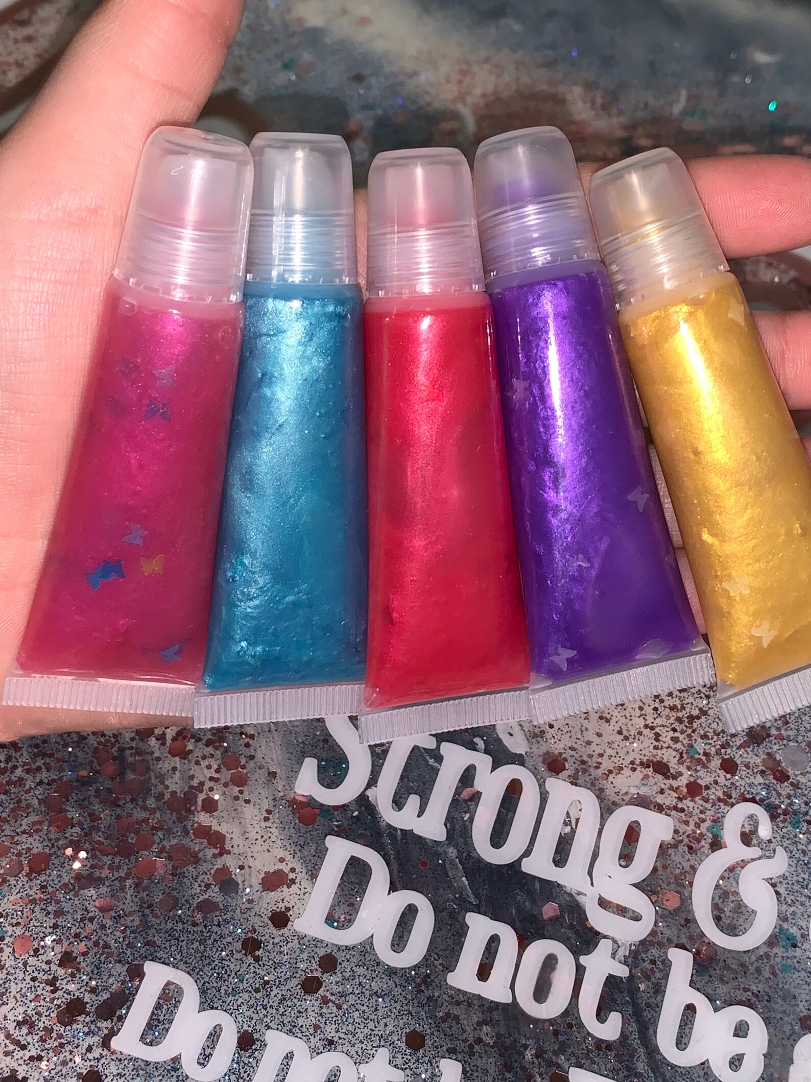 5 pack lip gloss Lip gloss pack Glitter gloss for teens lip Etsy