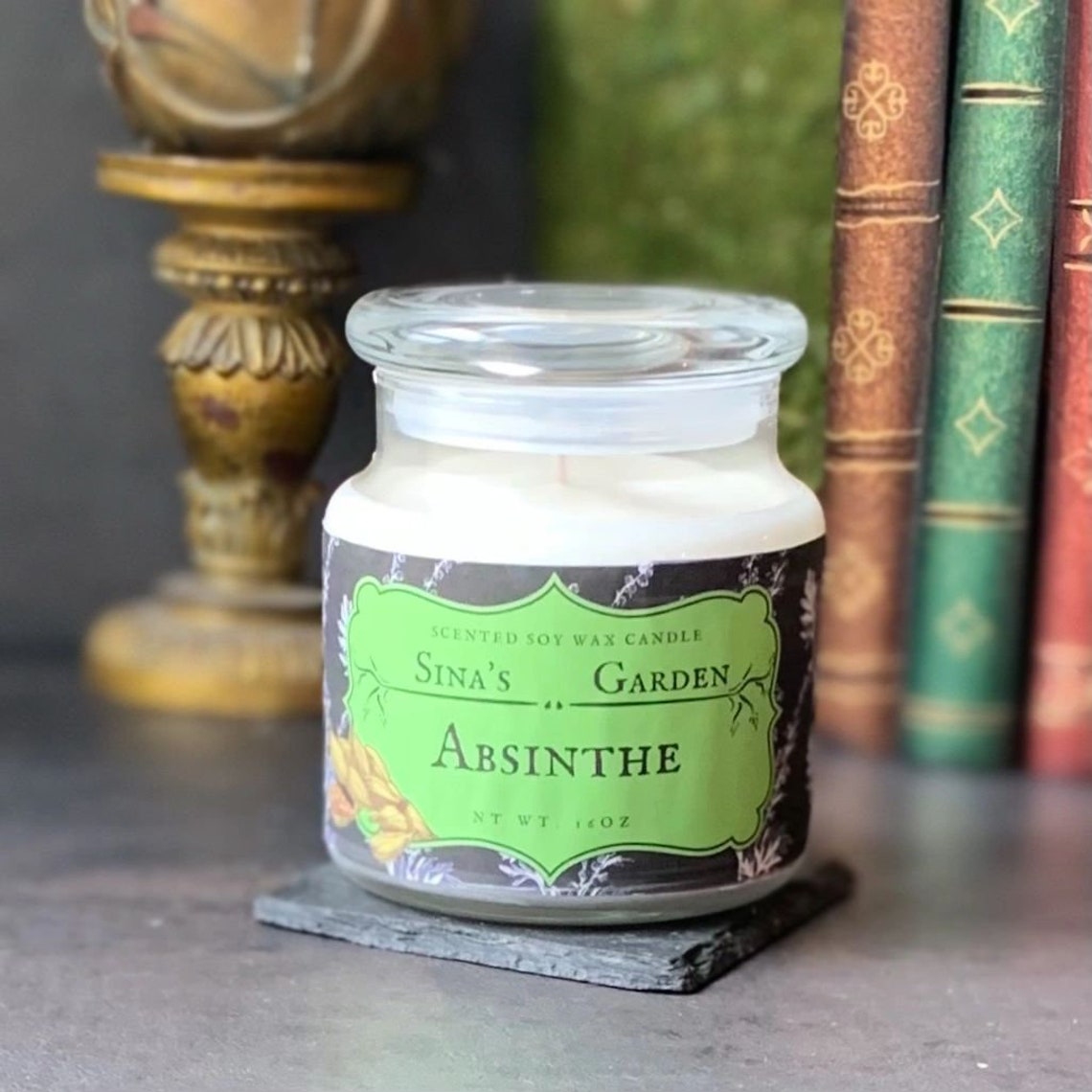 Anise Star Scented Soy Wax Candle Black Licorice Absinthe Etsy
