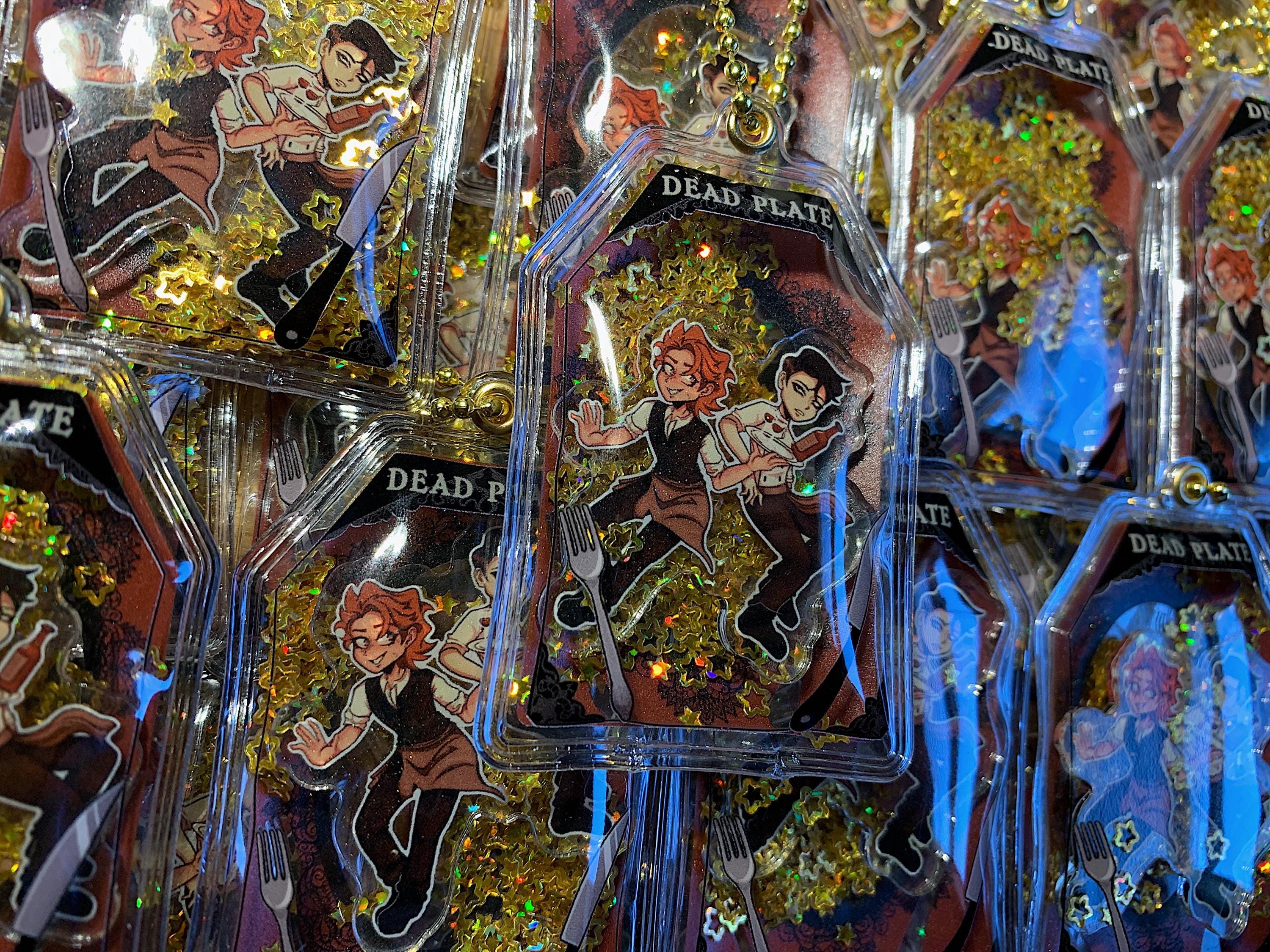 LIMITED Dead Plate — Rody & Vincent Puffy Shaker Charms - Etsy