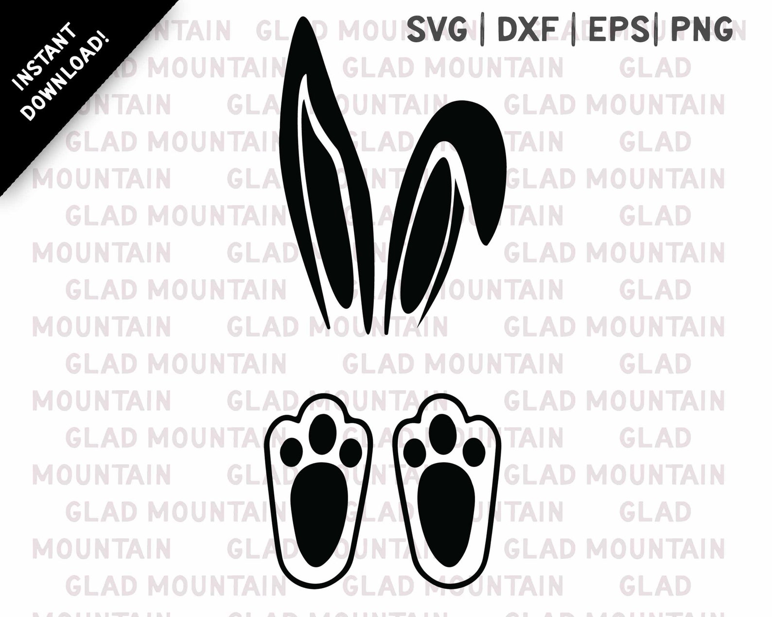 Easter Svg Bunny Ears Svg Bunny Feet Svg Bunny Rabbit | Etsy India