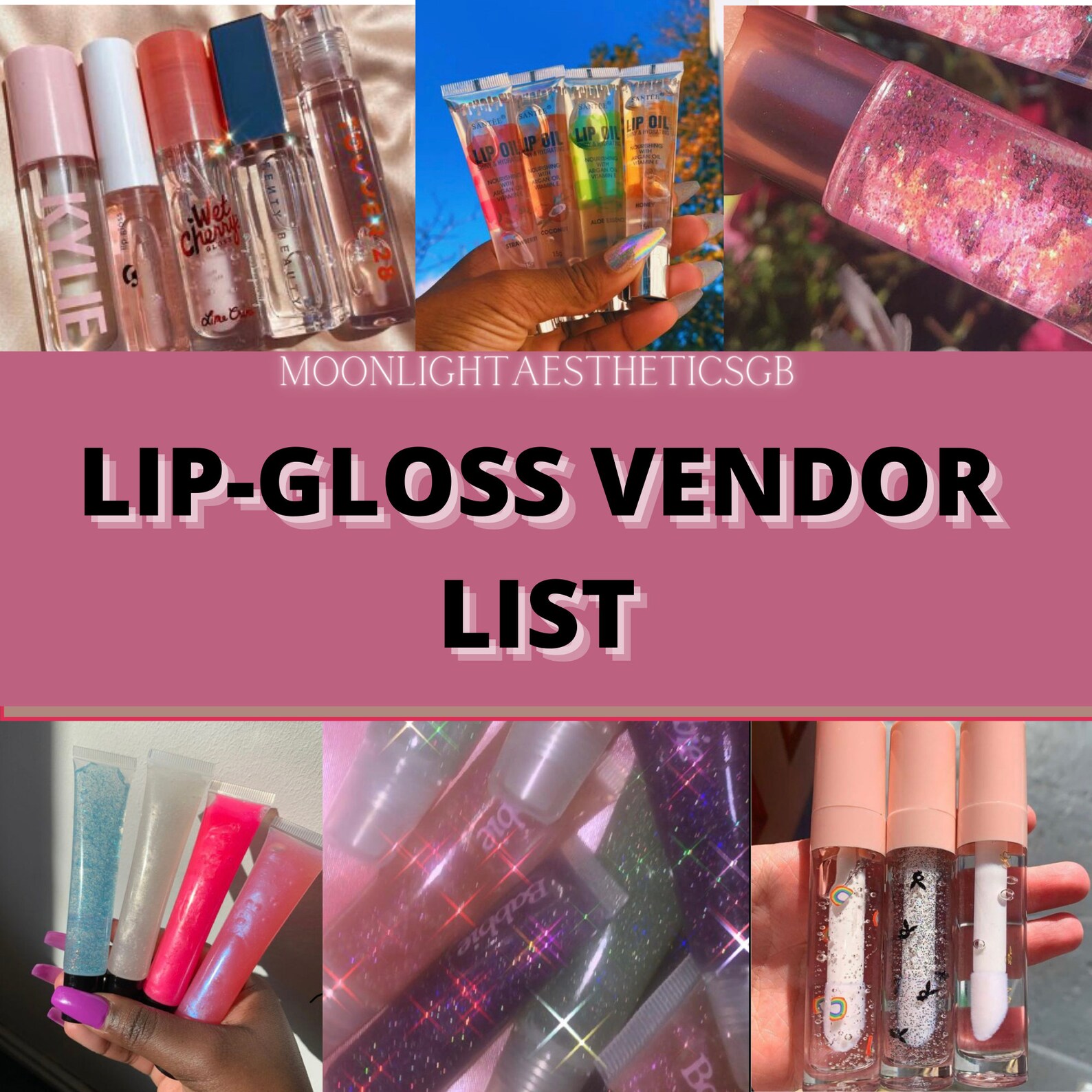 Lip Gloss Vendor List UK & US Versagel Vendors Cheapest Etsy