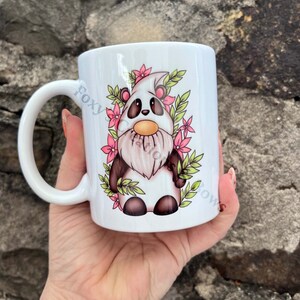 Gonk cup - panda Gonk - panda mug - panda gift - panda lover - panda personalised