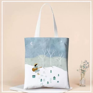 Shopping bag, tote bag, portable bag, reusable grocery bag, foldable bag, lightweight tote bag, Eco-friendly, folded shopping bag