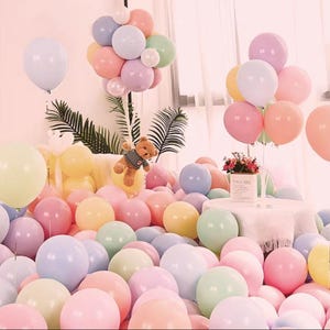 PASTEL BALLOON Party decoration, birthday and event balloon, party decor,