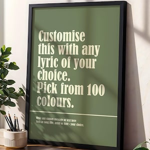 Benutzerdefinierte Song Lyrik Druck | Personalisierte Musik Lyrik Wand Kunst | Hochzeit Erster Tanz Songtext | Jahrestags-Druck-Geschenke für Paare