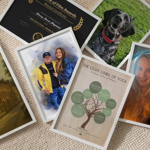 Print and Frame Any Image, Document or Certificate | Professional Prints | A4 A3 Printing Service | Custom Framed Photo Print image 5