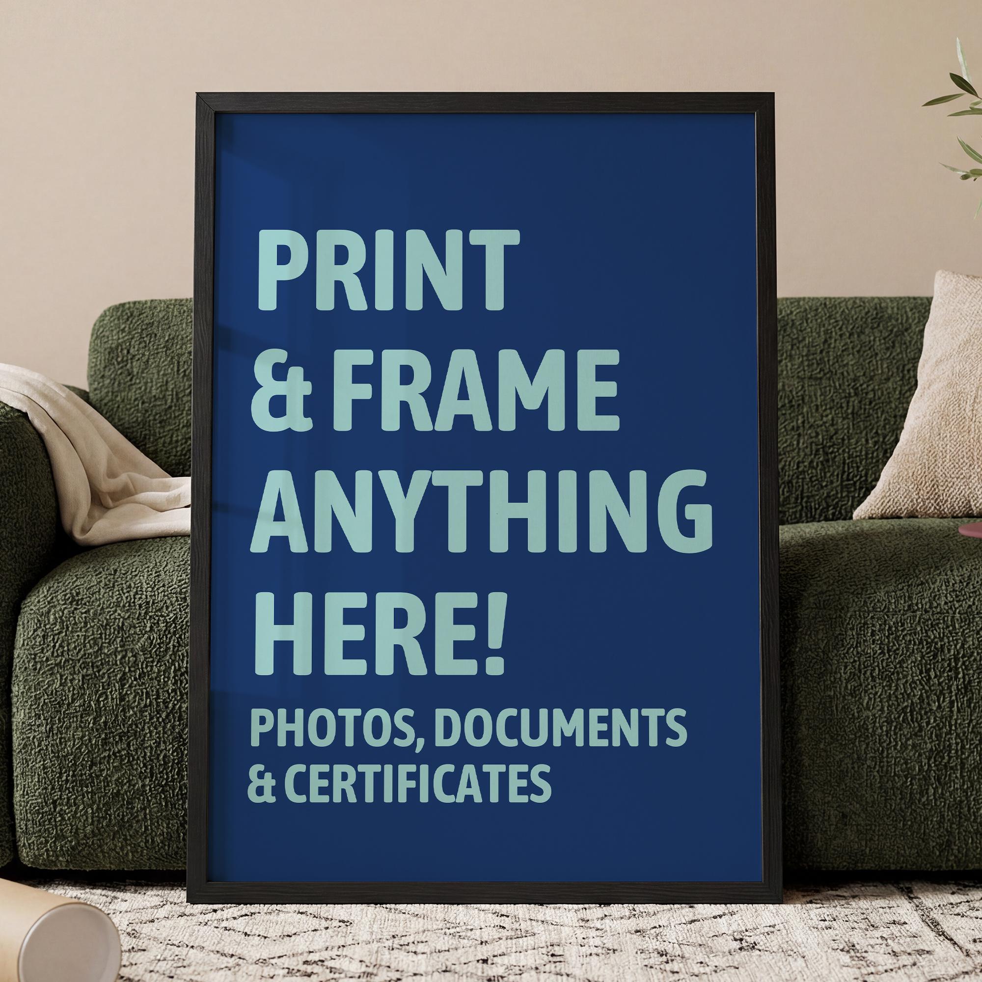 A3 Personalised Gloss Photo Print – Laminated, 260gsm, UK Made, Any Occasion