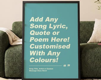 Aangepaste songtekstafdruk | Gepersonaliseerde muurkunst muziektekst | Songtekst bruiloft eerste dans | Cadeaus met jubileumafdruk voor stellen
