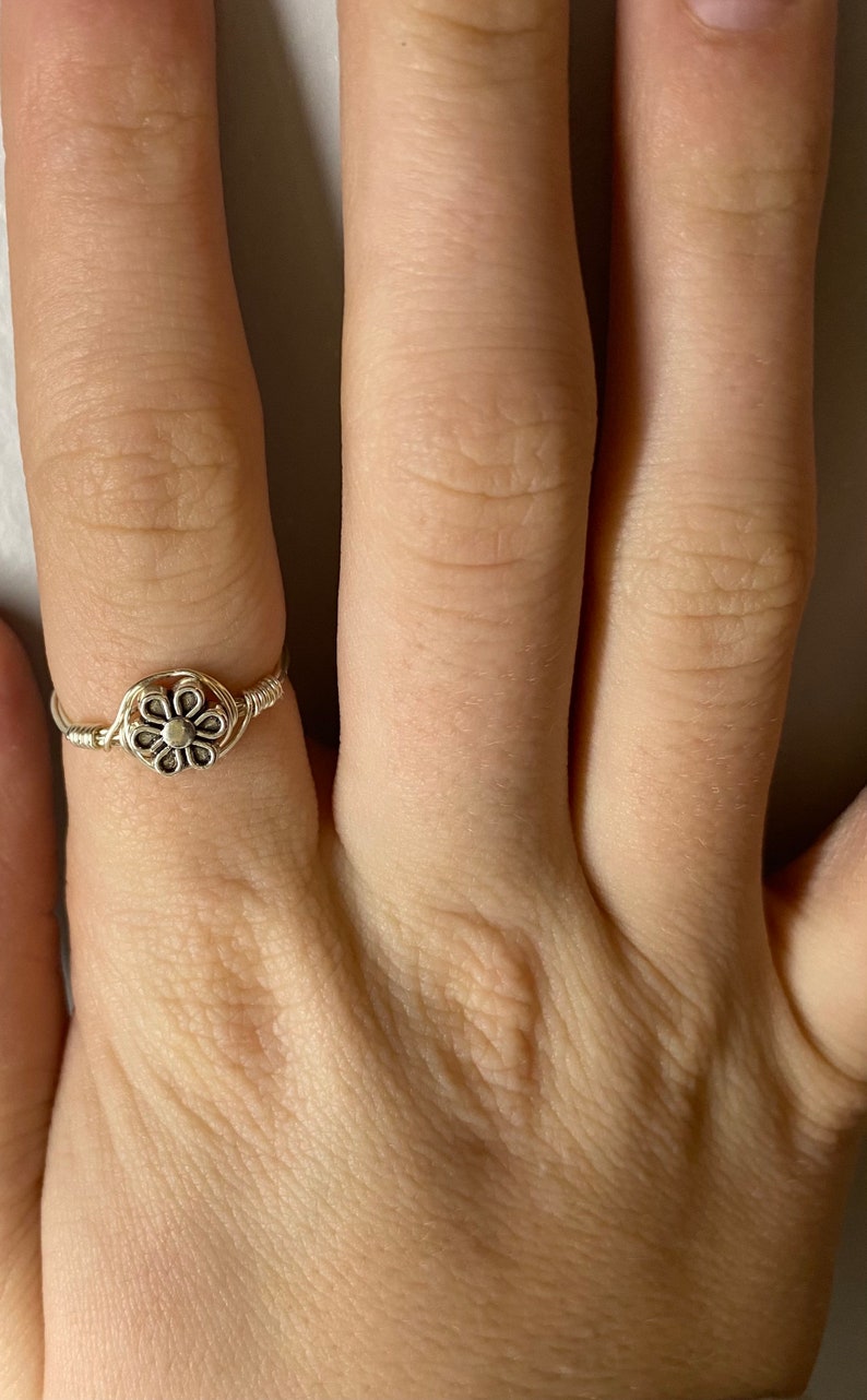24 gauge silvergold wired handmade rings most sizes available
