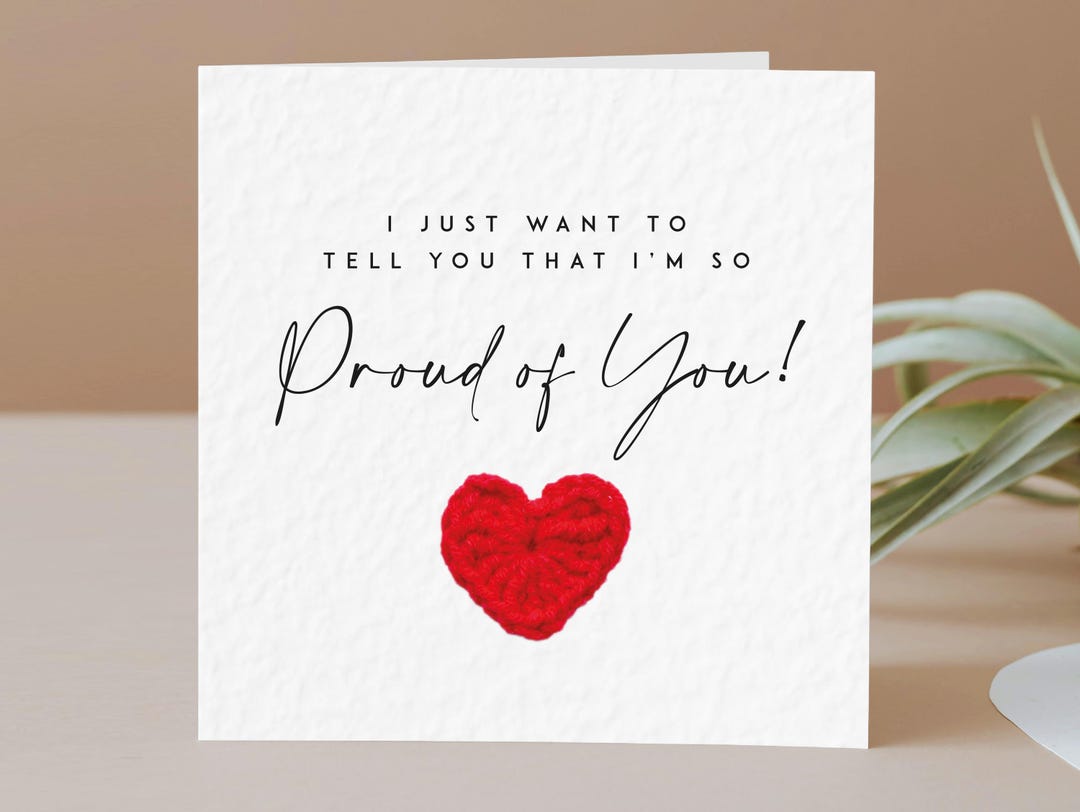 So Proud of You Card Well Done Card Congratulations Card Graduation ...