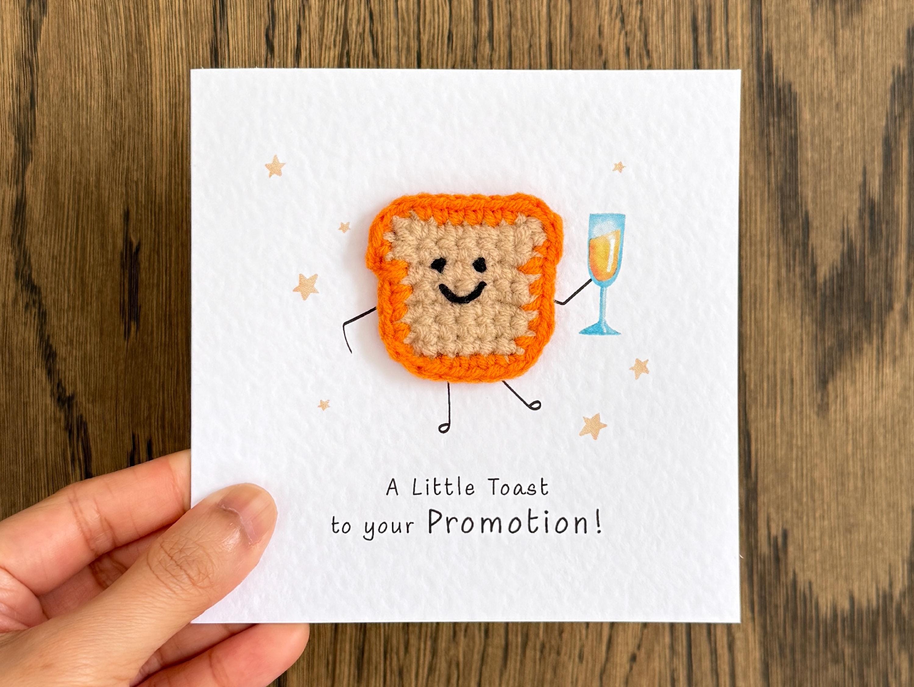 A Little Toast to Your Promotion Card | You Got Promoted Card