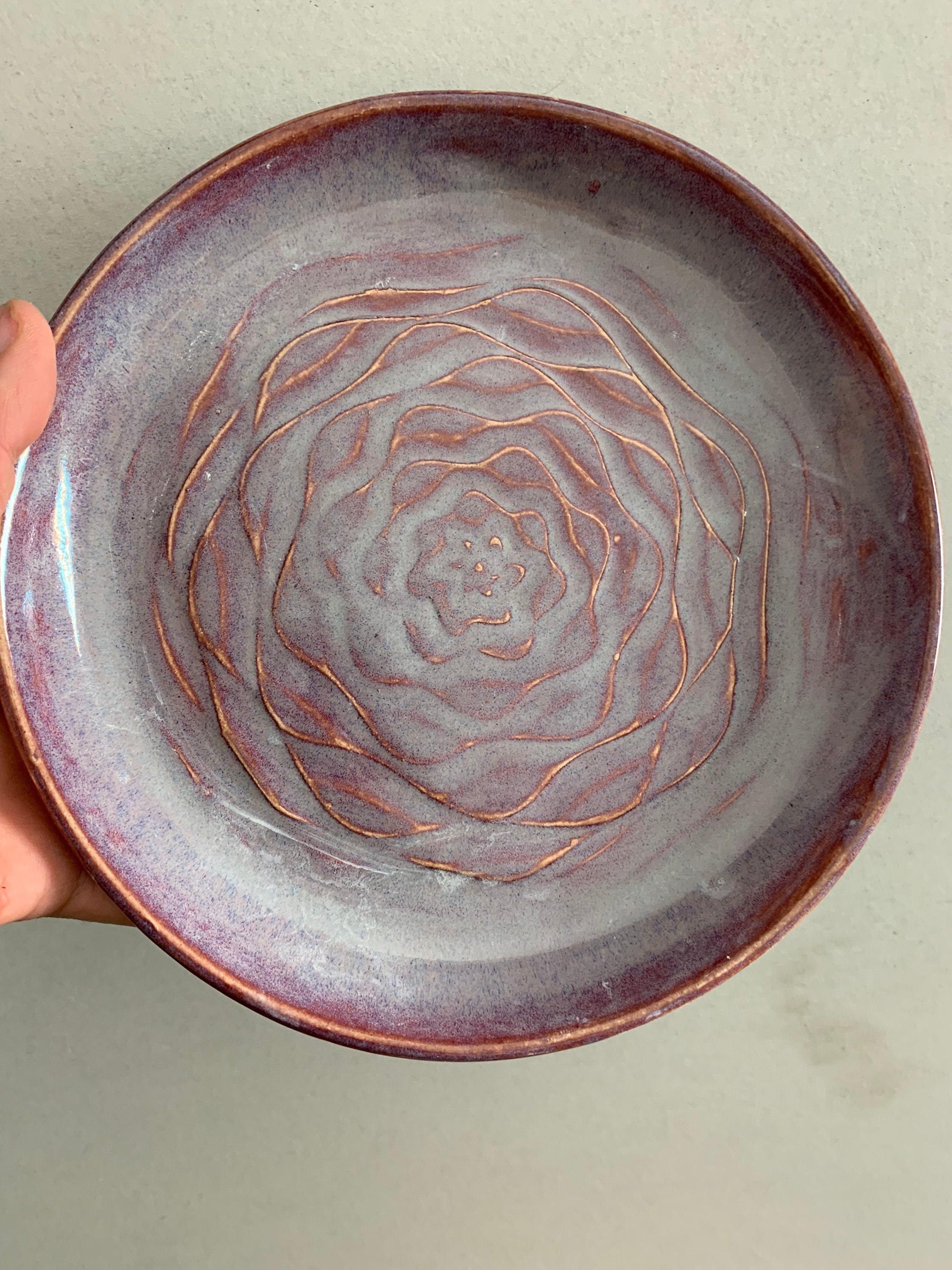 Ceramic plate Etsy