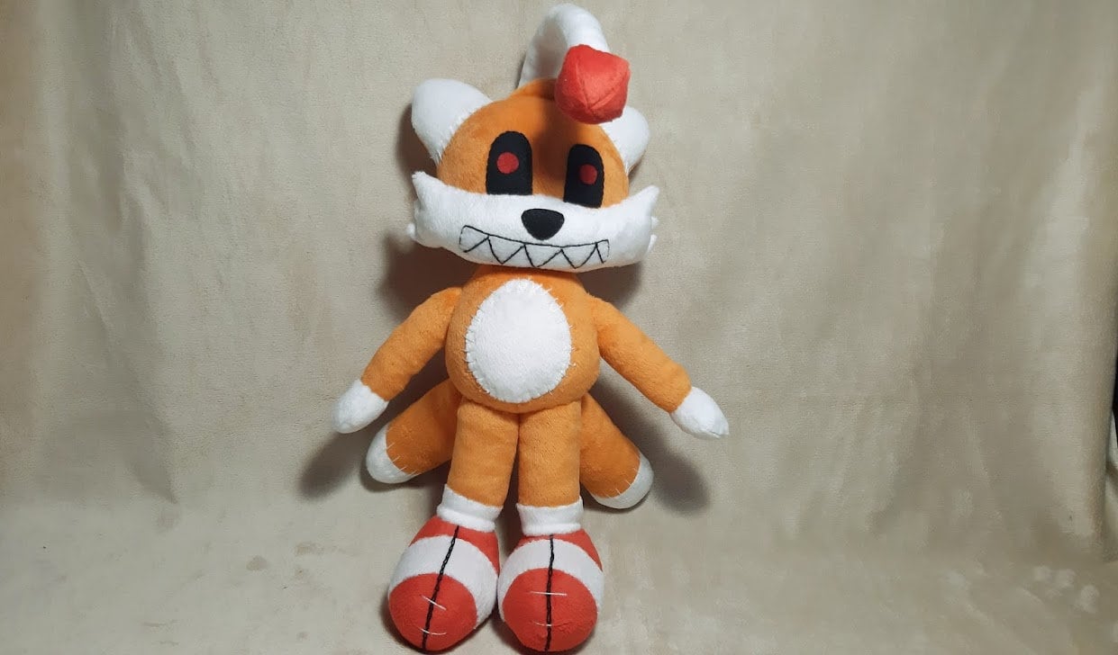 Tails EXE From Sonik Plush Toy Custom Plush Inspired by the 