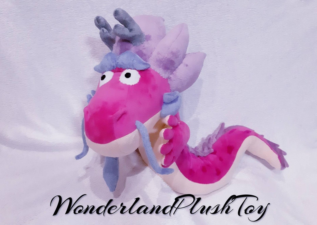 WISH DRAGON Plush Toy Wireframe 27,5in70cm Etsy