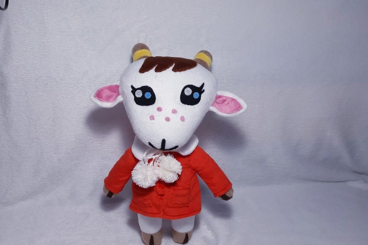 Chevre Animal Crossing.custom Plush Toy.animal Crossing Etsy Denmark