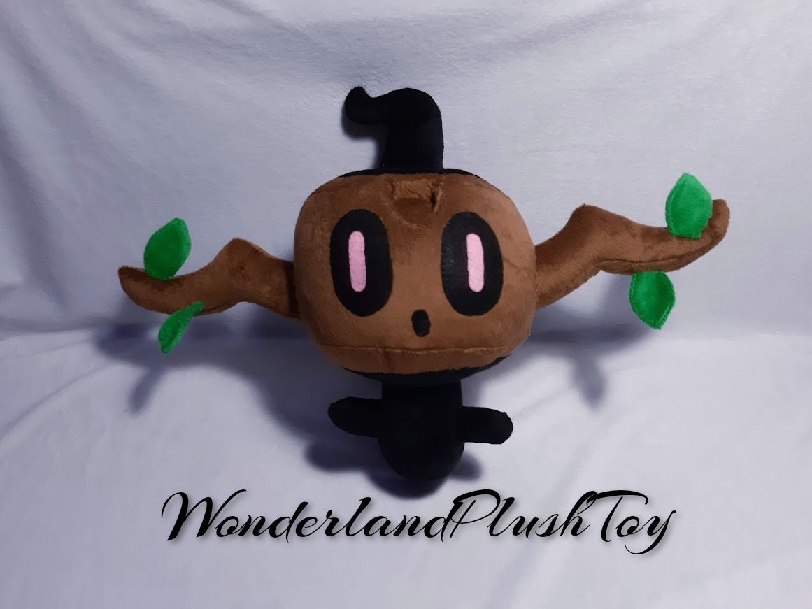 Custom Plush Toy Inspired by Pokemon Phantump MADE TO ORDER Toy