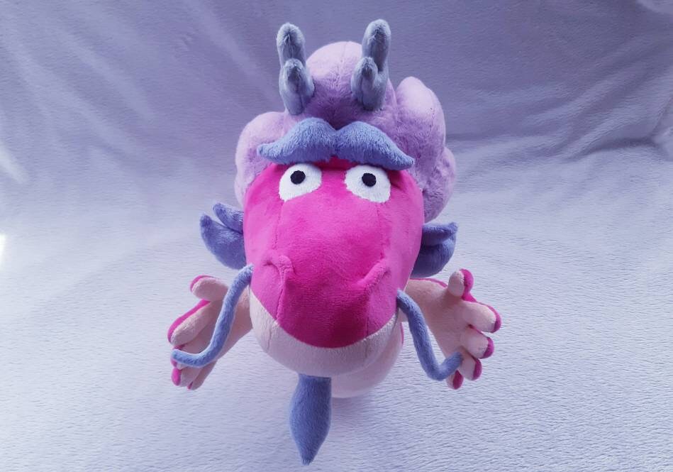 WISH DRAGON plush toy wireframe 275in70cm Etsy