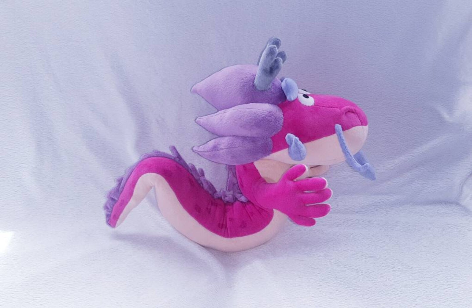 WISH DRAGON Plush Toy Wireframe 275in70cm Etsy