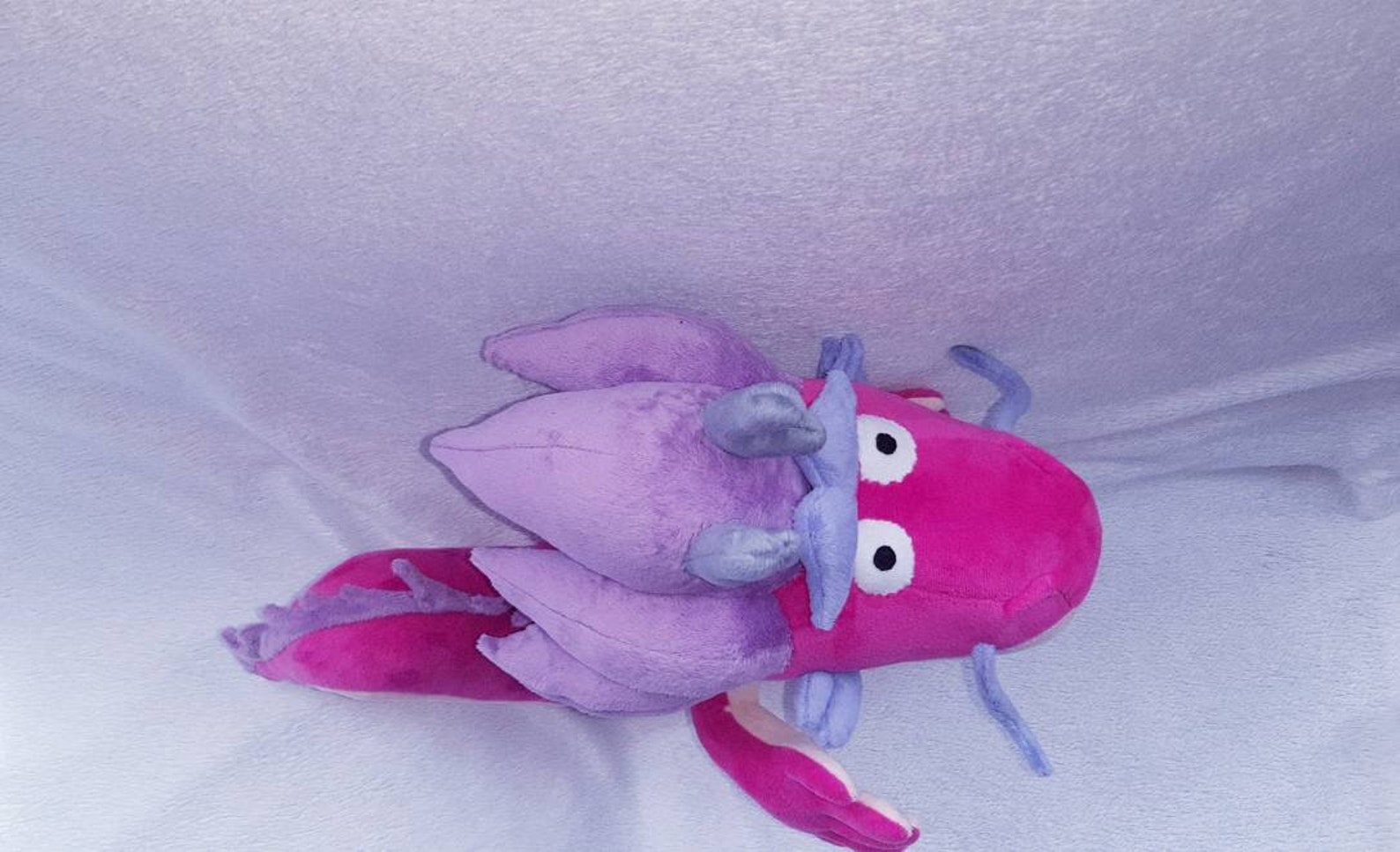 WISH DRAGON Plush Toy Wireframe 275in70cm Etsy