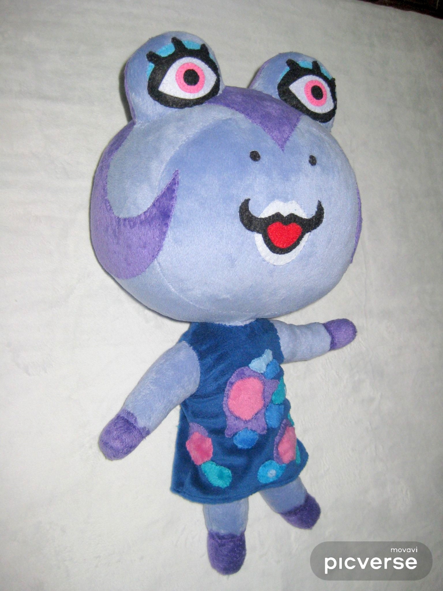 Custom plush inspired by the Animal Crossing Diva Etsy
