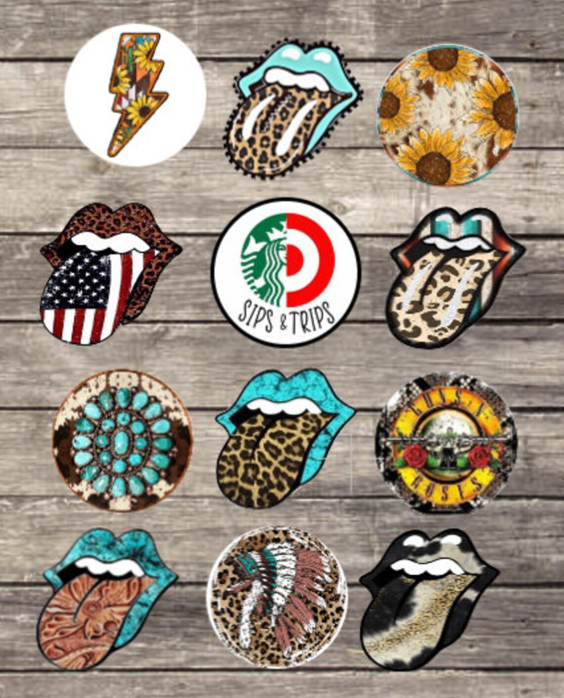 Cardstock Cutouts for Car Freshies Etsy