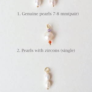 genuine pearls charms