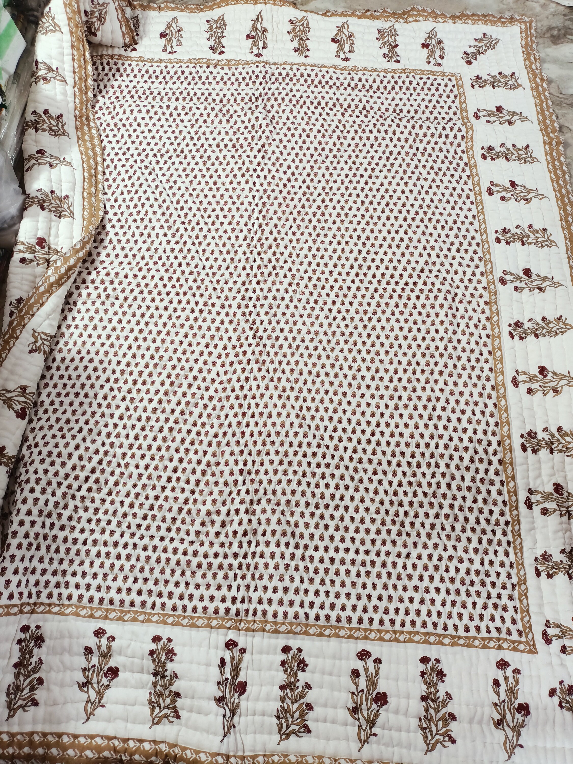 Reversible Handmade Quilt/soft Quality Winter Quilt/ Ultra Etsy