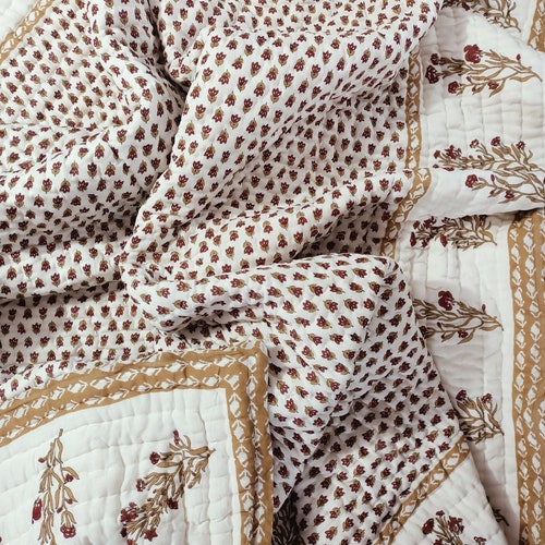 Reversible Handmade Quilt/soft Quality Winter Quilt/ Ultra Etsy