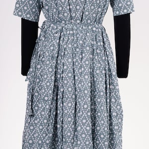 Ladies Gown Dress /V Neck Dress/ cotton Dress/Maxi Frock/Hand Block Print Gown/Western Dress/