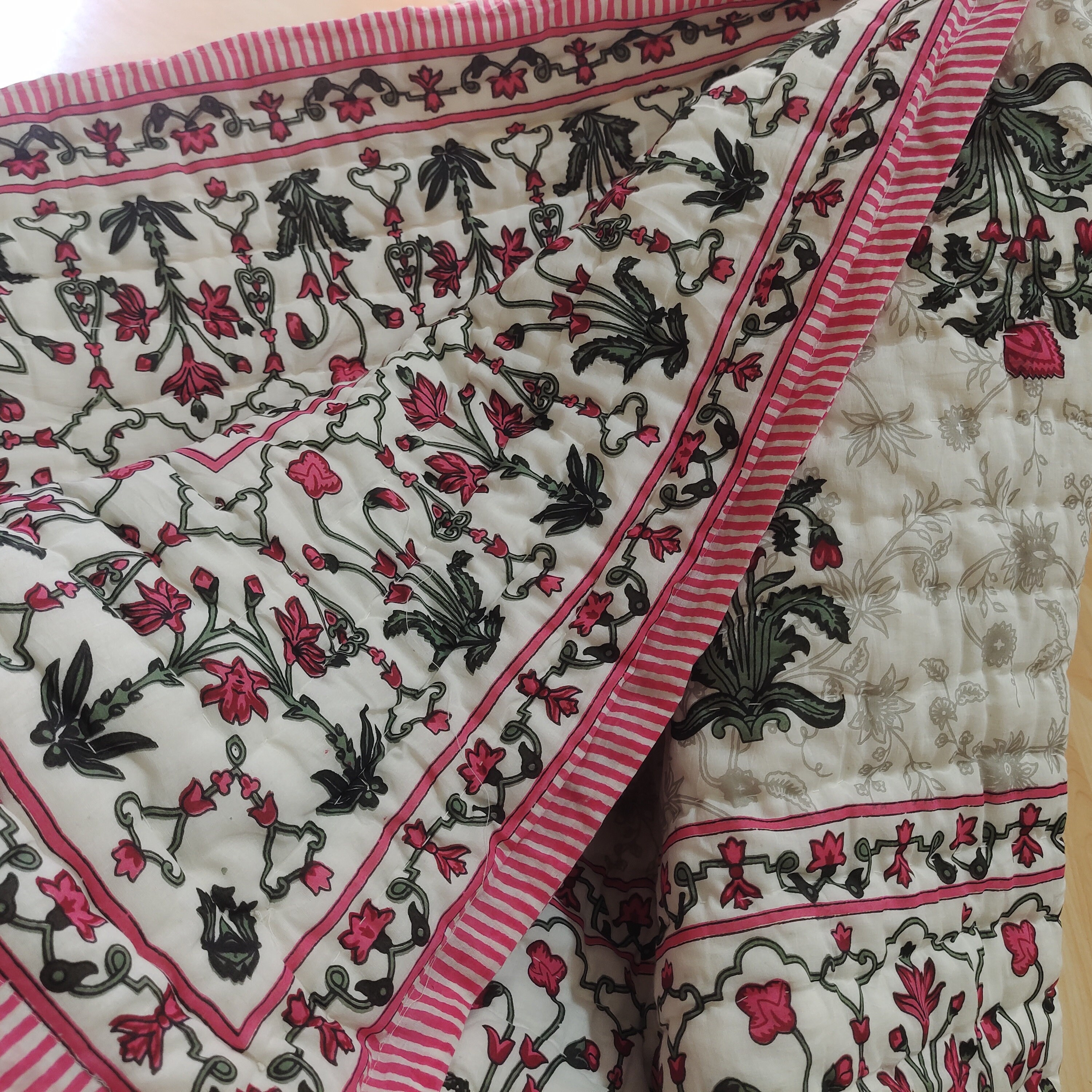 Very Soft fabric Quilt stitching and designer Quilt Etsy