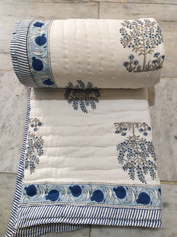 Unique Quilt Rajai Designs Artisan Bedding Blockprintrajai