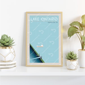Lake Ontario Minimalist Poster