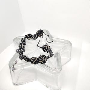 Bandana Beads Bracelet  - Black