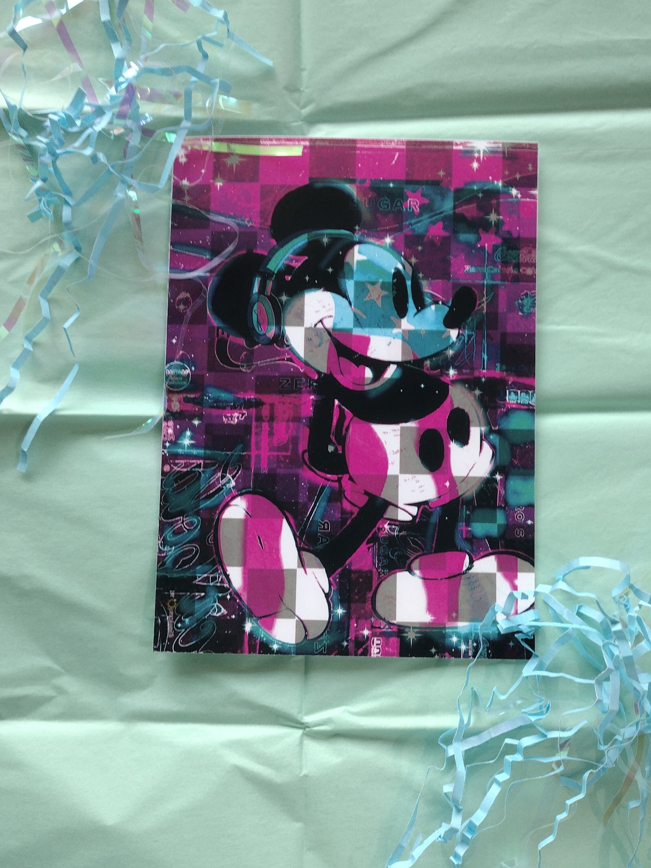 America Themed Mickey Mouse Greeting Card Collage - Checkers - Disney ...