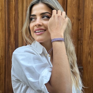 Adjustable Khadija Sfifa Gold Thread Women&#39;s Bracelet | Handmade Moroccan Jewelry | Unique Gift Idea for Her | Gold & Silver Color | Lamu