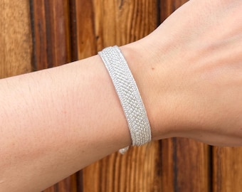 Handmade Adjustable Bracelet Khadija | Moroccan Sfifa Gold Thread Jewelry