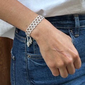 Adjustable Fatima thin Sfifa Gold Thread Woman Bracelet | Handmade Moroccan Jewelry | Unique Gift Idea for Her | Gold & Silver Color | Lamu
