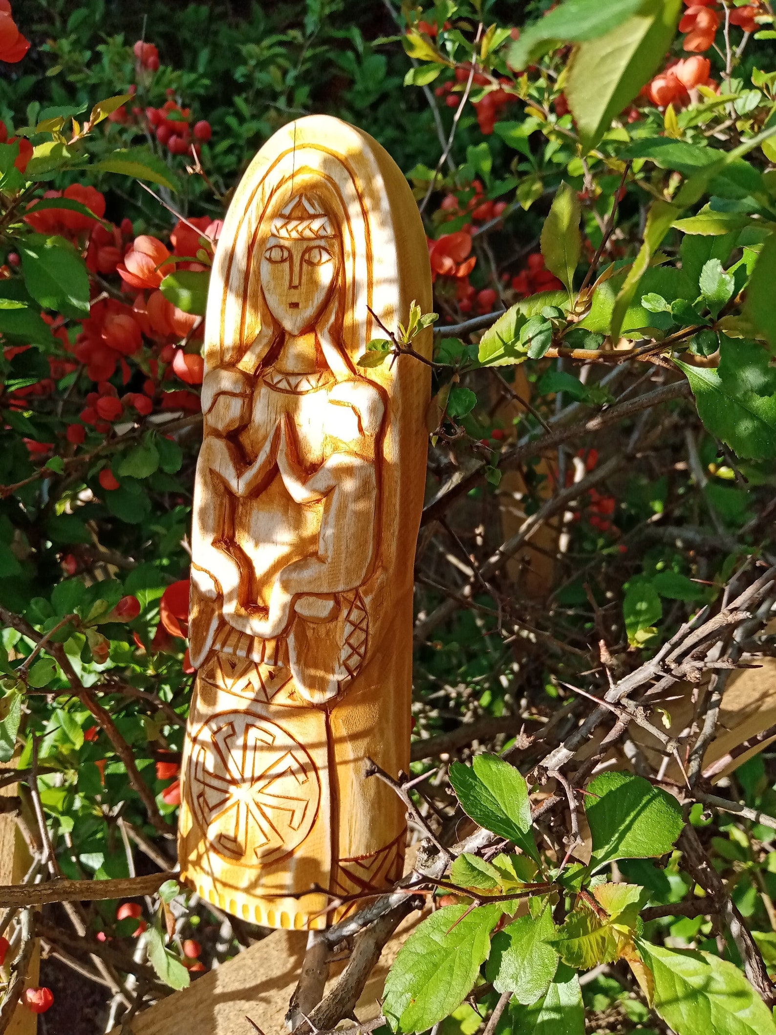 Wooden Statue of Lada Ladushka Slavic Goddess. Pagan Slavic | Etsy