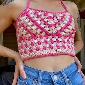 PATTERN*** moon fairy top - crochet by lynzi