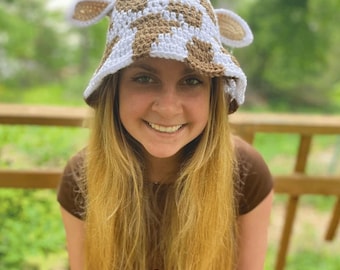 PATTERN*** farm fairy bucket hat - crochet by lynzi