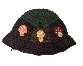 PATTERN*** - forage fairy bucket hat - crochet by lynzi