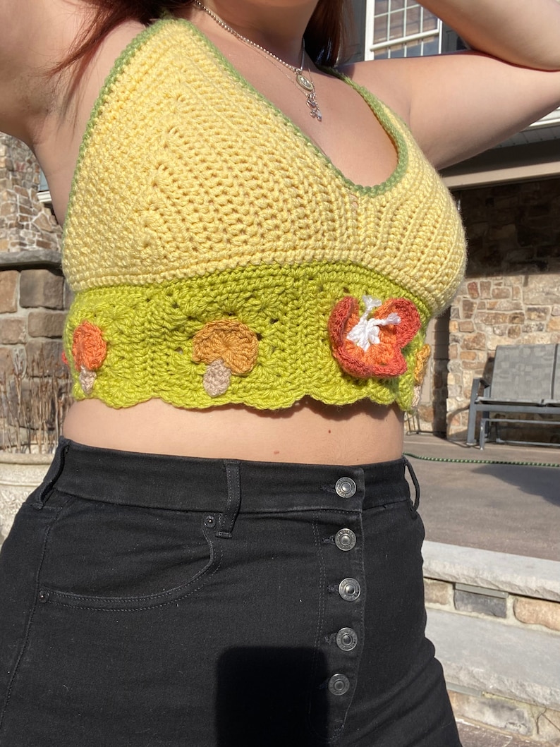 PATTERN forage fairy top crochet by lynzi image 3