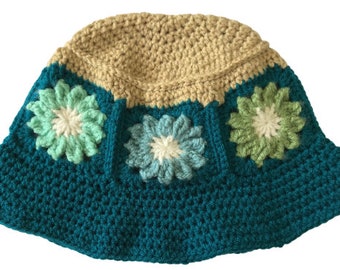 PATTERN*** flower fairy bucket hat - crochet by lynzi